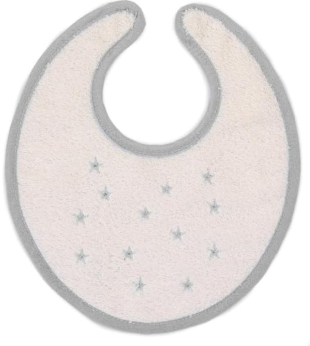 BABIDU Baberos Bebé 100% Algodón Cierre con Velcro, Cuadrados y Redondos,Suaves Impermeables y Absorbentes para Recién Nacidos y 0-6 Meses, Rizo para Babas y Alimentación, Unisex Babero Ajustable