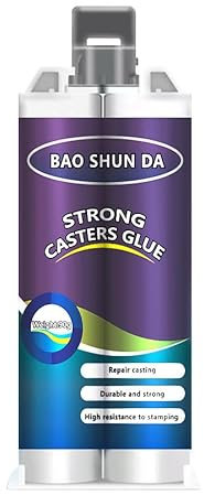 180g AB Metal Glue, Heavy Duty Epoxy Adhesive, Waterproof All Purpose Adhesive for Stainless Steel, Plastics, Wood, Ceramics, Repairing Surface Cracks and Fractures, DIY Crafts, Industrial Repairs