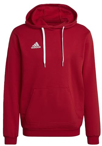 adidas Homme Entrada 22 Sweat Hoodie, Team Power Red 2, XL Long