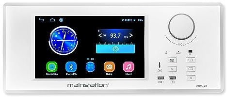 OEM Systems MS-21 Mainstation in-Wall Entertainment System, White (MS-21-W-AC)