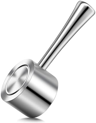 XBERSTAR Replacement Steam Lever for Breville sage BES870/875/876 Espresso Coffee Machine Steam Lever Stainless Steel Steam ButtonAccessories (Silver)