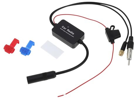 Partuto 1 Pc Universal Hidden Windshield Signal Antenna Car Truck Car Radio Aerial Mount Black FM