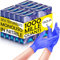 BAKAJI 1000 x Guanti Nitrile Monouso Colore Blu Cobalto, Senza Polvere e Lattice, Ipoallergenici, Bio Soft, Dita Texturizzate, Adatto all'Uso Medico, Alimentare, Cucina, Casa, Pulizie (S)