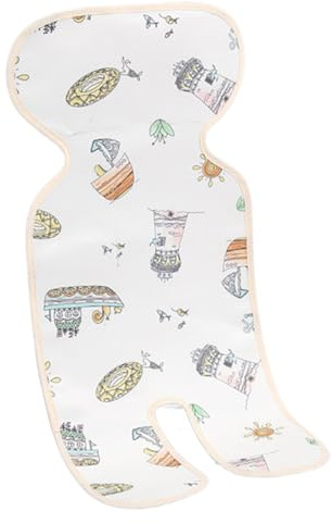 Insert De Refroidissement Pour Bébé - Pousque De Tapis De Glace À Poussette, Doublure De Siège D'auto Pour Nourrisson | Coussin Avec Conception En Maille Respirante Et Couches De Gel Fraîche, Tapis