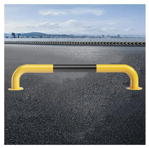 Barra anticolisión en forma de U, columna de estacionamiento de tubería de acero gruesa, bloqueador de advertencia de taller para entrada y estacionamiento