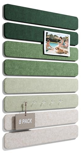 Fluxynara 13 x 2 Felt Wall Panels, Sagewood