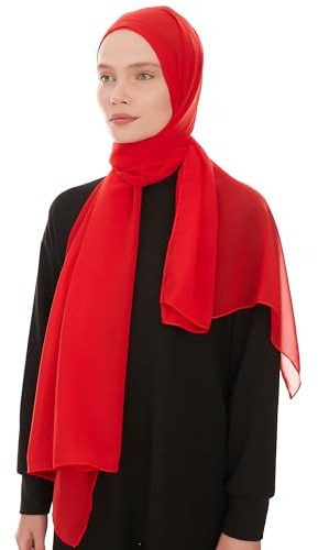 Ayisah Selda – Hijab Chiffon Donna Musulmana - Hijab In Chiffon Morbido Come La Seta - Hijab In Chiffon Islamico Moderno Per Donna – Hijab Musulmano Di Moda Per Le Donna - 70x180 cm