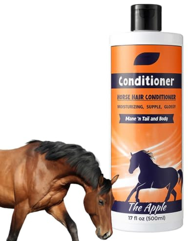 Champú para caballos - Limpiador de pelaje Acondicionador limpiador Añade b