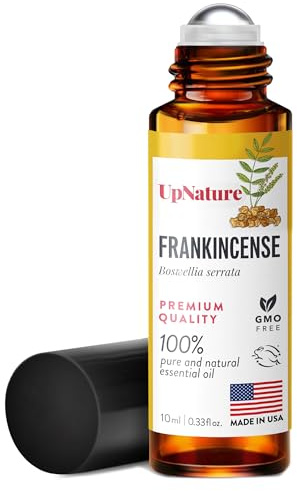 UpNature Frankincense Essential Oil Roll On - 100% Pure Frankincense Oil for Skin