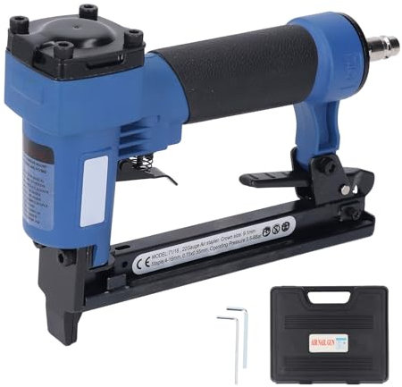 Clavadora Neumática Brad, Pistola de Clavos Brad de Aire Calibre 22 para Tapicería, Proyectos de Bricolaje y Carpintería, Pistola Grapadora de Carpintería