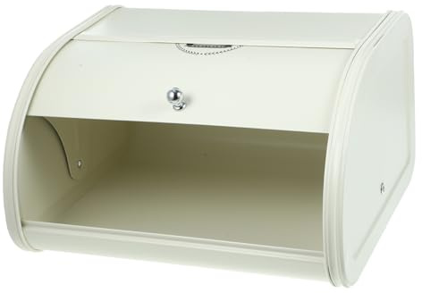 TIDTALEO Contenitore Per Pane in Metallo Coperchio Contenitore Per Conservare Pane e Snack Organizzatore Per Alimenti Da Cucina e Casa Stabile e Durevole