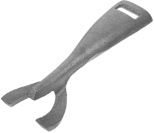 NUOBESTY Pince à Poêle Teppanyaki Anti-Brûlure en Fer Pince Isotherme pour Plats Chauds pour Barbecue et Pizza Outil Polyvalent pour Casseroles Plaques et Bols Usage Sécurisé et Pratique