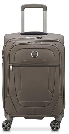 DELSEY PARIS - HELIUM DLX - Weicher Kabinenkoffer erweiterbar - 55x35x28 cm - 42 Liter - S - Moka
