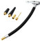 Yoicn Lth 20CM Tyre Pump Hose, Inflator Connector Push on Portable Car Air Tire Chuck Inflator Pump Extension Hose Adapter Pipe with Valve Adaptors for Bicycle Motorcycle Car (20cm/7.8inch)