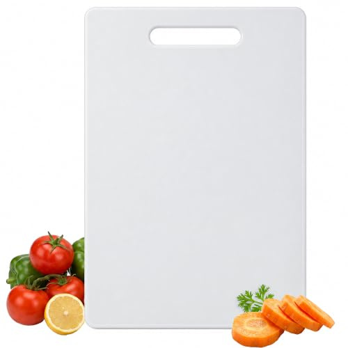 AEX Large Plastic Chopping Board – Flexible Cutting Board - White