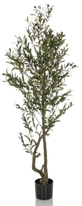 hjh OFFICE Planta Artificial Olivo I Olivo Artificial 172 cm, fácil de cuidar árbol Artificial, Verde 871053