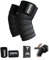 BREAKING LIMITS Kniebandage Kraftsport – Kniebandagen für Powerlifting, Gym, Krafttraining & Bodybuilding – Knee Sleeves Wraps 200CM (Paar)