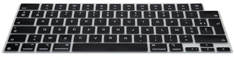 kwmobile Protection pour Clavier Compatible avec Apple MacBook Neo - Protection Clavier Ordinateur AZERTY (FR) en Silicone - Noir