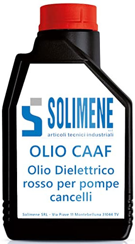 ACEITE DIELÉCTRICO - Rojo para Bombas y Compuertas - VG 22 - Lubricante para Pistones y Sistemas Hidráulicos, Compuertas Automáticas - 1L - CAAF