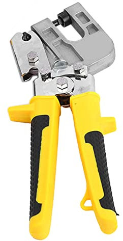 Pinzas Amarillas para Quilla, Pinzas para Remachar Techo de Acero, Crimpadora de Pernos, Herramienta para Viguetas de Carpintería, Instalación de Pinzas de Alambre Decorativas
