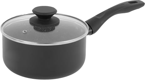 Progress BW12901EU7 Sartén de cerámica de mármol de 20 cm – Sartén antiadherente de omelette/huevo con revestimiento de cerámica de mármol metálico, apto para inducción