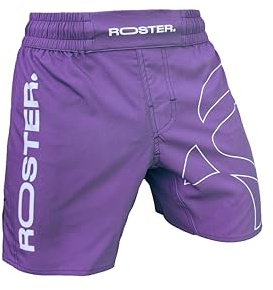 ROSTER. BJJ Entréshorts, MMA, boxning, kickboxning, unisex, Lila, XL