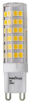 Bombilla G9 6w 3000k 600lm 6x1,5x1,5 Cm