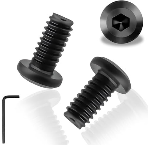 Lot de 30 vis à tête plate M5 x 12 mm à six pans creux en acier inoxydable A2 V2A Noir M5 Vis à tête plate Filetage complet Vis en acier inoxydable avec clé Allen pour appareils ménagers machines