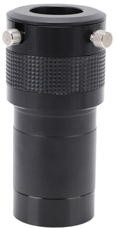 Plyisty Lente Barlow 2X, Lente de Barlow de Metal de 2 Pulgadas, Accesorio de Telescopio de Vidrio Ed para Ocular Telescopio de 2 y 1.25