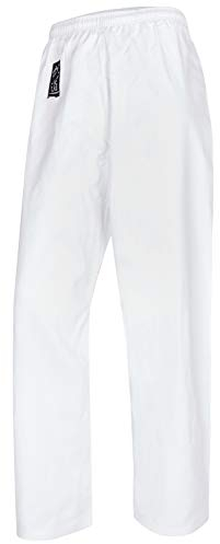 Bay Basic Hose weiß, Karatehose, 8 UZ, 100% Baumwolle, (180 - L)