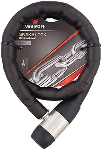 Python Diebstahlsicherung für Fahrrad, Motorrad, Scooter, Länge 100 cm, Durchmesser 23 mm, Sicherheitsschlüssel