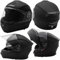 Helm P/J KlappHelm MotorradHelm Modular Innensonnenblende Mat Schwarz L