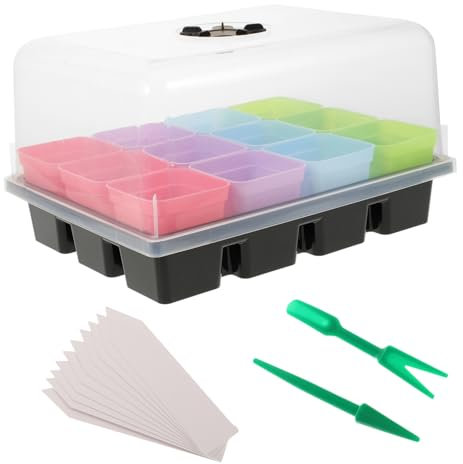 ABOOFAN 1 Jeu Pot De Plantation Succulente De Jardin Plateau De Germination des Semis Plateau De Départ Faire Pousser des Pots pour Les Tomates Plante en Pot Boîte De Couleur Plastique