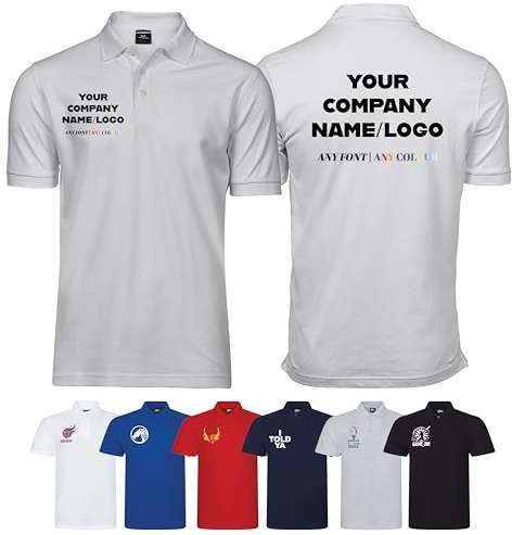 Varsany Personalised T-Shirt UK: Custom Workwear & Uniforms, Work Polo Shirts for Men Women, Unisex Tops