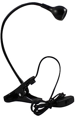 Artibetter Lámpara De Escritorio Led Pinza Usb Certificada, Luz Blanca Cálida, Flexible y Protectora Para Lectura Hogar y Oficina, 1 Unidad