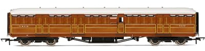 Vagones de pasajeros Hornby - R40456 LNER Gresley Corridor Teak Brake 4239