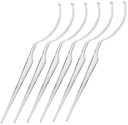 VILLCASE 6 Stück Tragbarer Acryl Wimpernhalter für Künstliche Wimpern Wiederverwendbar Modernes Design für Wimpernverlängerungen und Präsentationen