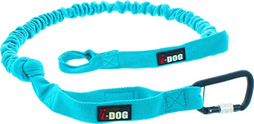 Longe Opale Gamme ALM Coloris Bleu cani Cross, cani Rando, cani Jogging, cani Trail, Utilisation Intense Sportive ou Loisirs, I-dog est Une Marque Française. (Small Dog, 190)