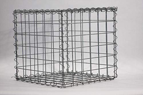 Modular Gabion 3 x 3 mesh, 4mm Wire, Galvanized Steel 36 x 15 x 15