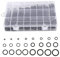 JZK 740 x Rubber O-Ring assorted seals kit, rubber ring washers set, gasket rings, black O-ring assortment kit for plumbing, machine repair
