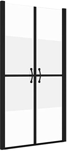vidaXL Duschdörr halvfrostad ESG (78-81) x190 cm
