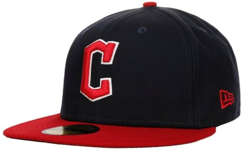 New Era 59Fifty MLB Ac Perf Emea Guardians KepsEra Herrar - fitted cap basebollkeps flat brim hatt Sluten på baksidan, med skärm Sommar-Vinter Vår Sommar Höst Vinter