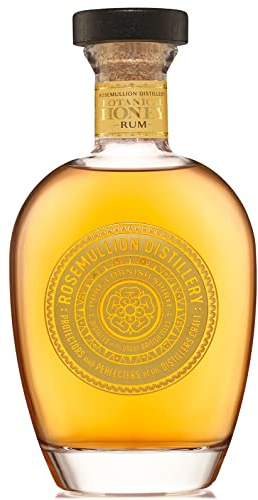 Rosemullion Honey Rum | 70cl (ABV 40%) | Premium Craft Rum | Combination of Honey & Botanicals resulting in smooth easy drinking rum |