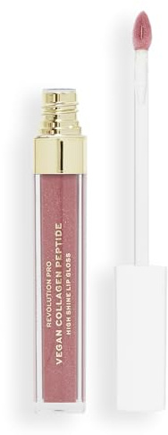 Revolution Pro - Gloss à Lèvres Vegan au Collagène Peptide, Brillant & Hydratant - Nourrit, Repulpe avec Acide Hyaluronique & Vitamine E - Stripped