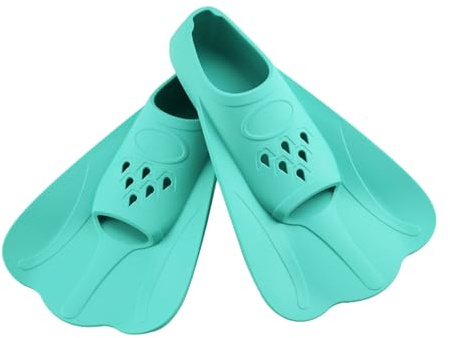 Hiemible Pinne per Bambini per Nuoto - Allenamento Nuoto Con Pinne Corte Per Ragazzi,Allenamento Principianti Con Flippers,Per Snorkeling, Immersione, Vacanza, Bodyboarding, Piscina, Spiaggia, Fitness