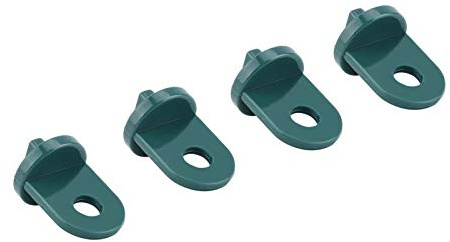 Akozon Akozon Cultivador Compacto de Acero con de Goma, Rastrillo de Garras Cortas para Jardinería y Aireación del Suelo (GREEN)