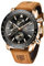 by BENYAR Herren Business Analoger Chronograph Quarzuhr 30M Wasserdicht Leuchtende Datumsanzeige Modische Freizeituhr Sport Multifunktions Lederuhr.（Gold Schwarz）