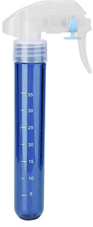 Sonew Hair Spray Bottle, 40ml Ultra Fine Mist Sprayer, Airless Aerosol Water Dispenser Bottle for Hairdressing, Skin Care, Watering Plants Showering Pets - 5 Colors (large -blue)