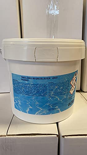 Cloro in pastiglie per Piscina 5 Kg gr 200 pastiglie Tricloro 90% | Trattamento Manutenzione Acqua Piscina