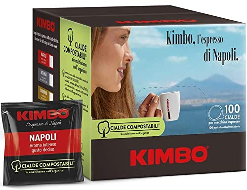 Dosettes de café compostables Kimbo Napoli ESE - 100 dosettes